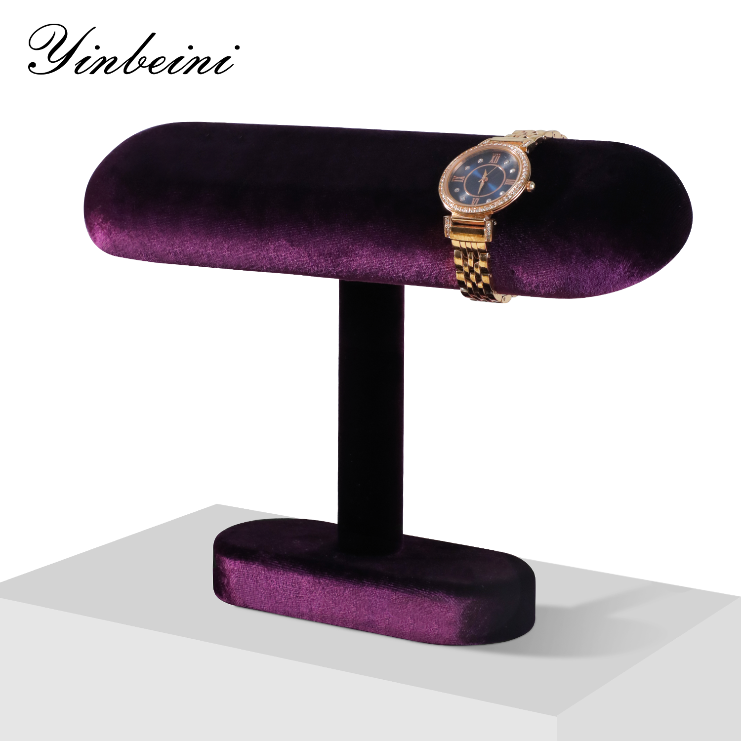 Yinbeini Velvet Jewelry Storage Rack Watch Display Stand Watch Storage Stand  jeweler counter jewelry counter TB002
