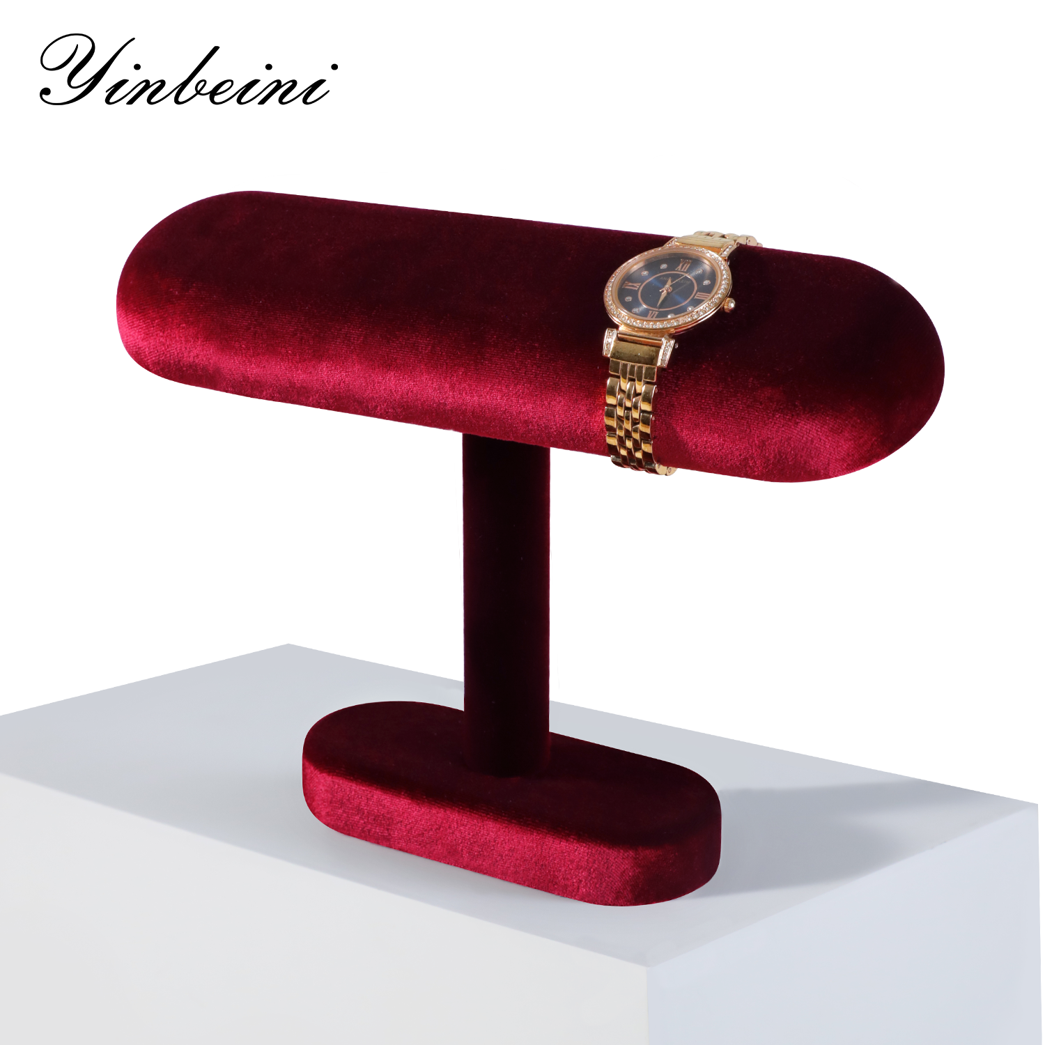Yinbeini Velvet Jewelry  Storage Rack Watch Storage Stand Watch Display Stand  jeweler counter jewelry counter TB002