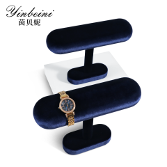 Yinbeini Velvet Jewelry Storage Rack Watch Display Stand Watch Storage Stand  jeweler counter jewelry counter TB002
