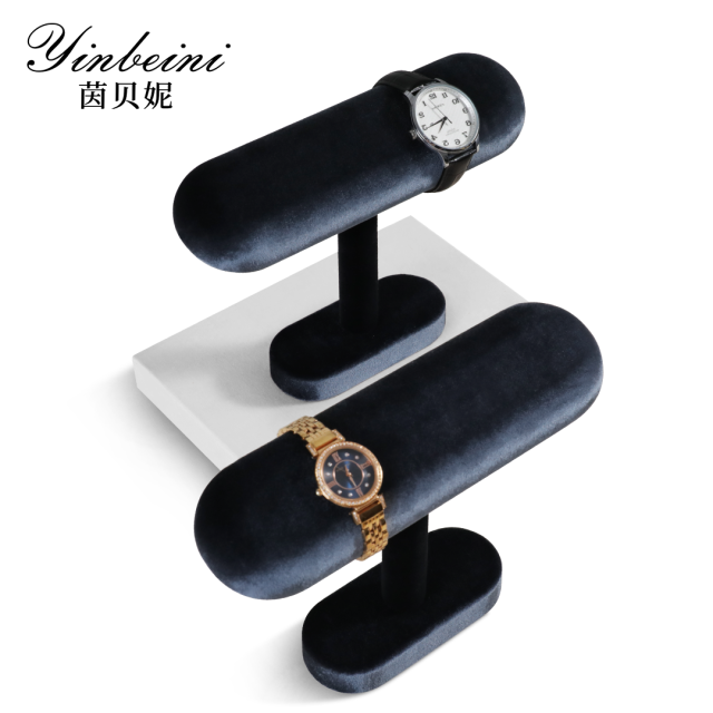 Yinbeini Velvet Jewelry  Storage Rack Watch Storage Stand Watch Display Stand  jeweler counter jewelry counter TB002