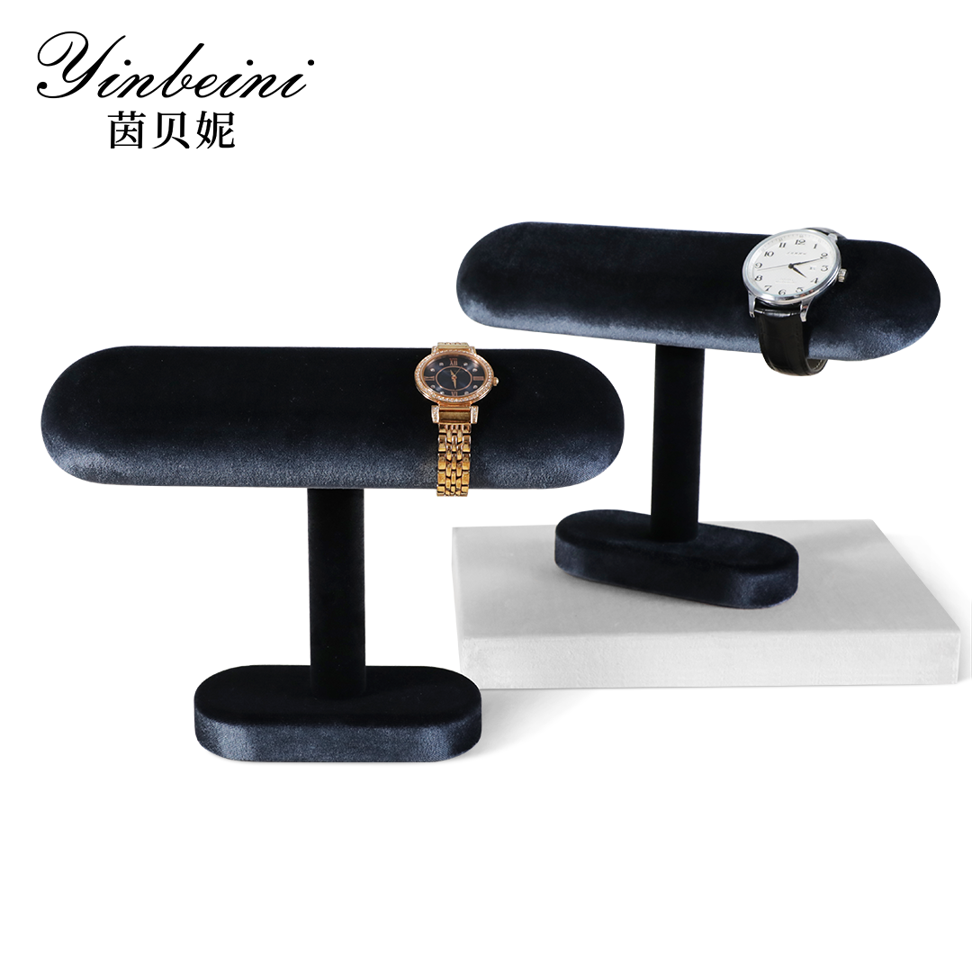 Yinbeini Velvet Jewelry Storage Rack Watch Display Stand Watch Storage Stand  jeweler counter jewelry counter TB002