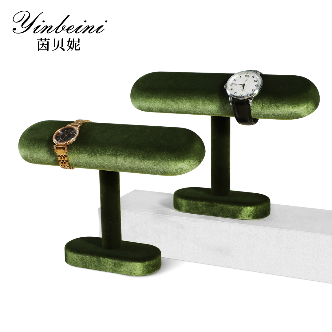 Yinbeini Velvet Jewelry Storage Rack Watch Display Stand Watch Storage Stand  jeweler counter jewelry counter TB002