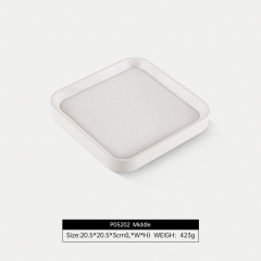 Yinbeini Casual Everyday Leather Jewelry Display Tray Compact Size for Daily Wear Rings Earrings and Necklaces Perfect for Dorm Rooms P054
