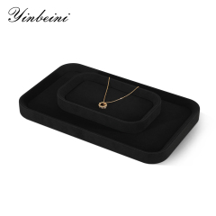 Yinbeini All Purpose Jewelry Display Tray for Home Retail Photography and Gifting Durable PU Leather Construction P055