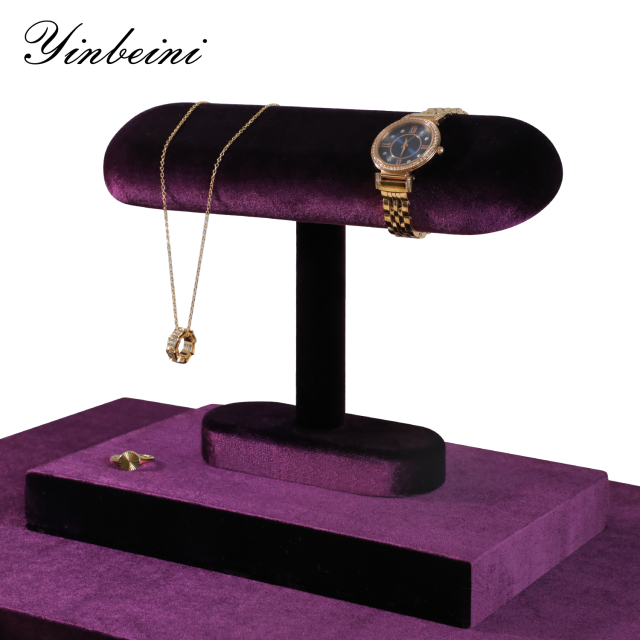 Yinbeini Jewelry  Storage Rack Velvet Watch Storage Stand Watch Display Stand  jeweler counter jewelry counter TB002