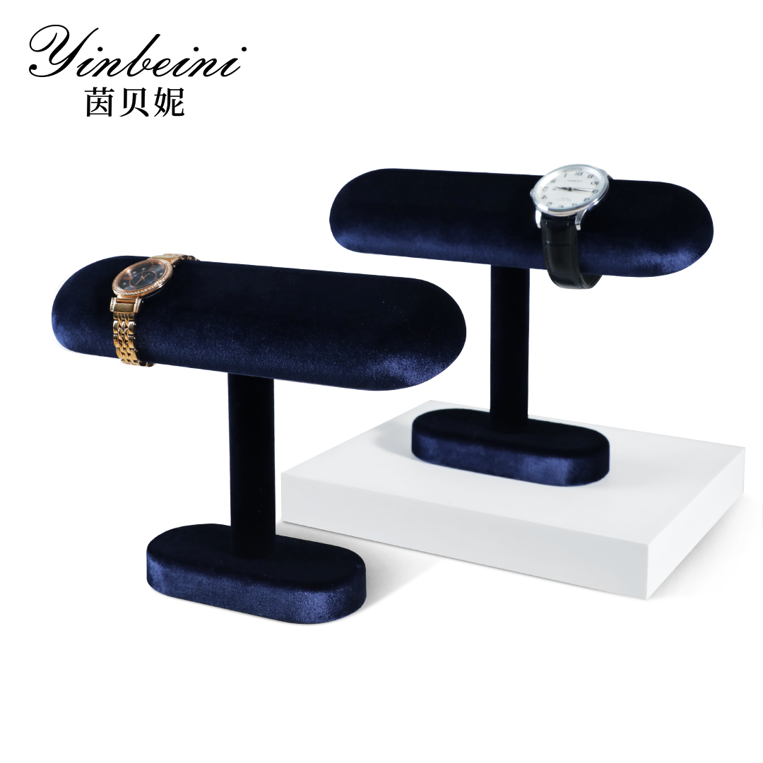 Yinbeini Jewelry  Storage Rack Velvet Watch Storage Stand Watch Display Stand  jeweler counter jewelry counter TB002