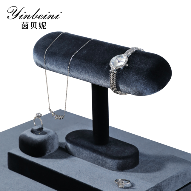 Yinbeini Jewelry  Storage Rack Velvet Watch Storage Stand Watch Display Stand  jeweler counter jewelry counter TB002