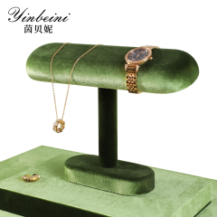 Yinbeini  Jewelry  Storage Rack Watch Storage Stand Velvet Watch Display Stand jeweler counter jewelry counter TB002