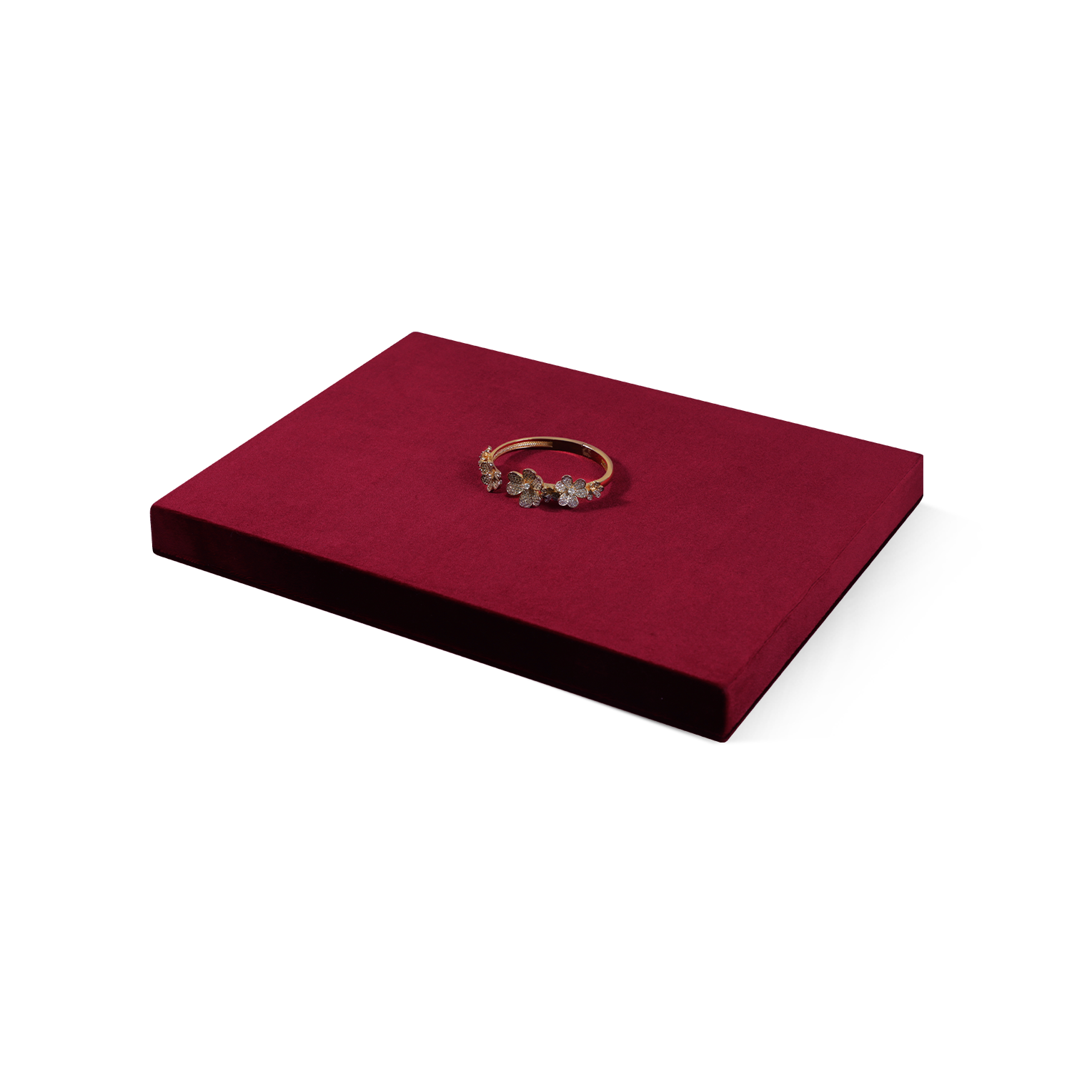 Yinbeini Velvet Pendant Bracelet Storage Stand Jewelry Storage Sets Necklace Ring Earring Display Stand  jeweler counter jewelry counter Blue TB007