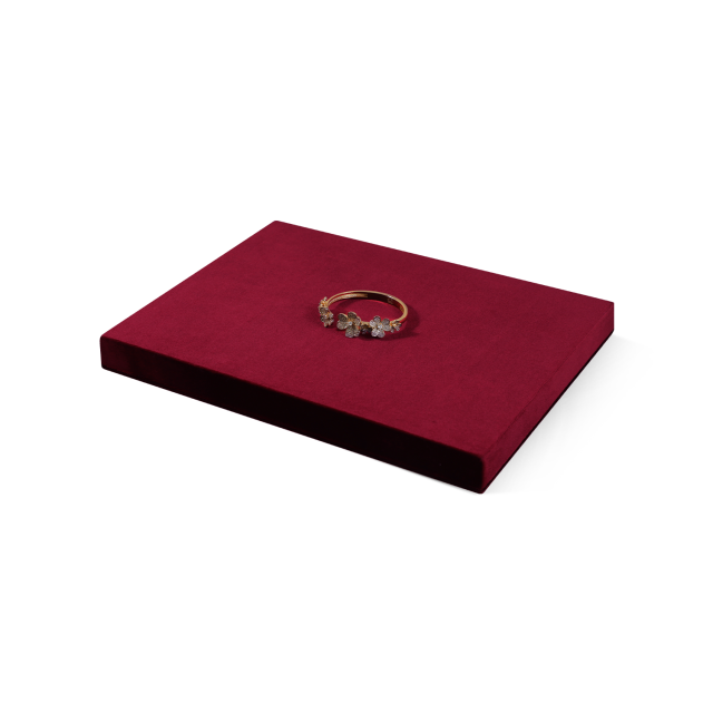 Yinbeini  Pendant Bracelet Storage Stand Velvet Necklace Ring Earring Display Stand Jewelry Storage Sets jeweler counter jewelry counter Olive Green TB009