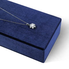 Yinbeini Velvet Pendant Bracelet Storage Stand Jewelry Storage Sets Necklace Ring Earring Display Stand  jeweler counter jewelry counter Blue TB007