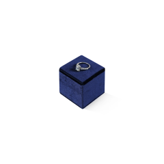 Yinbeini Velvet Pendant Bracelet Storage Stand Jewelry Storage Sets Necklace Ring Earring Display Stand  jeweler counter jewelry counter Blue TB007