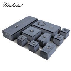 Yinbeini Velvet Jewelry Storage Sets Purple Necklace Ring Earring Display Stand Pendant Bracelet Storage Stand jeweler counter jewelry counter TB005