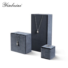 Yinbeini Velvet Jewelry Storage Sets Purple Necklace Ring Earring Display Stand Pendant Bracelet Storage Stand jeweler counter jewelry counter TB005
