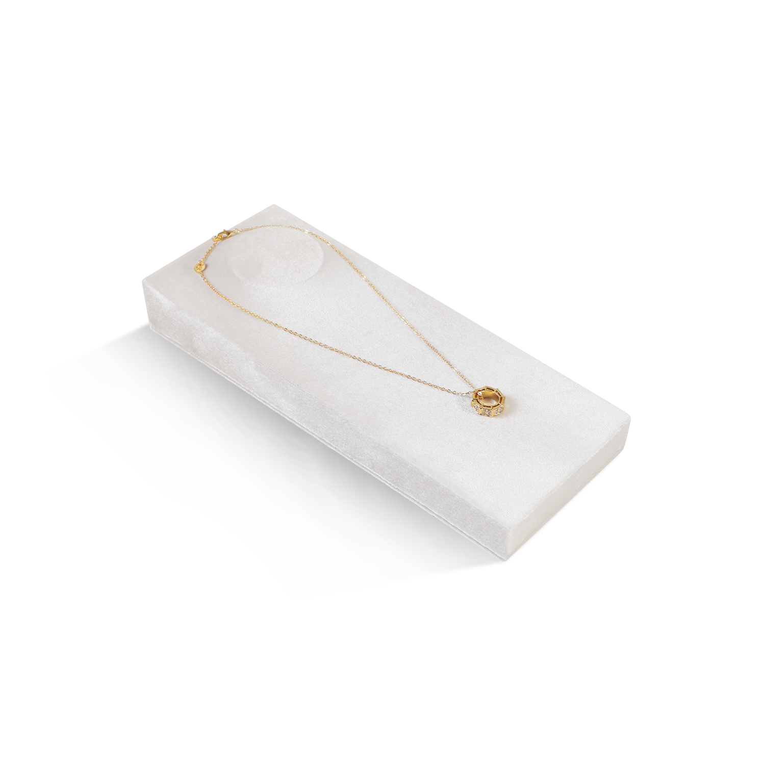 Yinbeini Velvet Necklace Ring Earring Display Stand Jewelry Storage Sets Pendant Bracelet Storage Stand jeweler counter jewelry counter Red TB006
