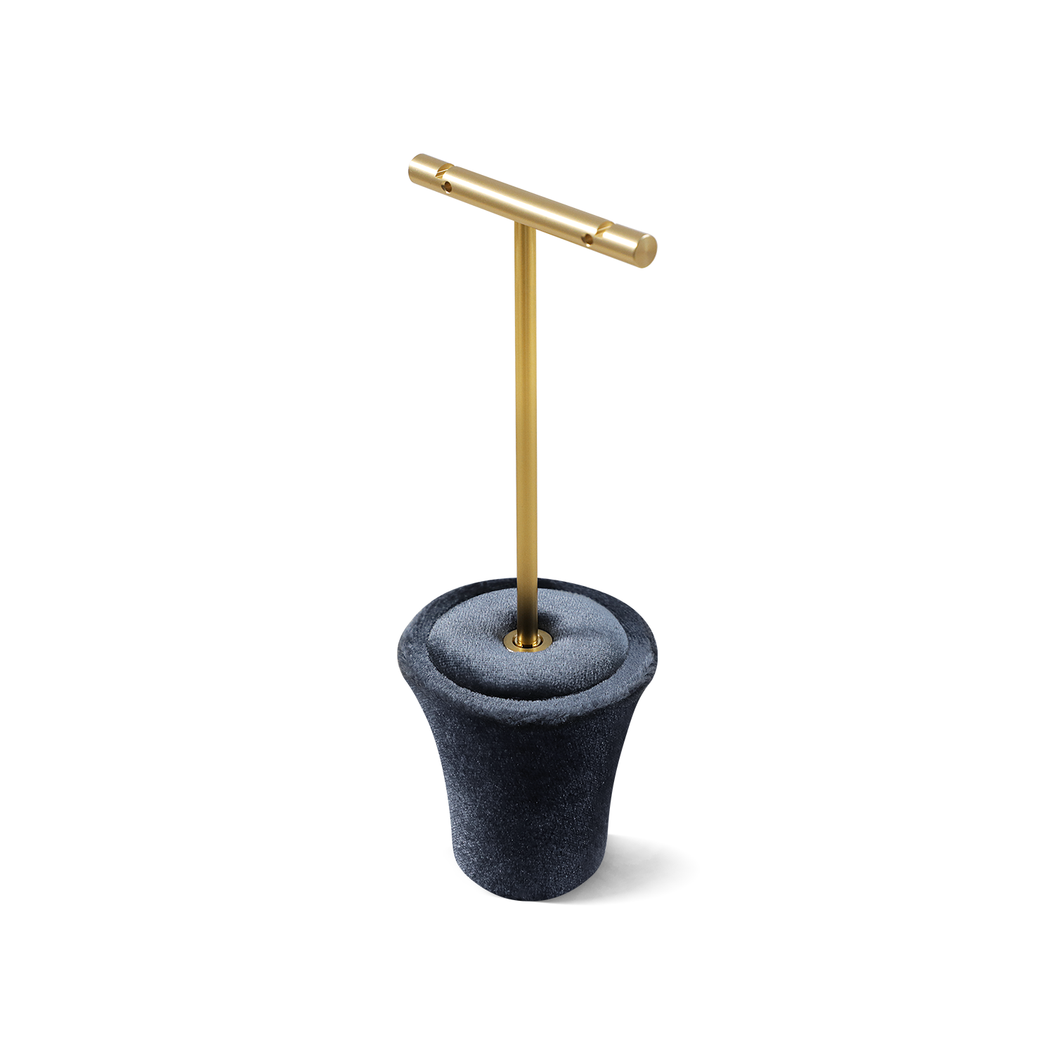 Yinbeini Velvet Jewelry Showcase Organizer Jewelry Set Velvet Grey Ring Earring Necklace Holder jeweler counter jewelry counter TB020