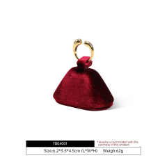 Yinbeini Elegant Velvet Necklace Display Stand for Fine Jewelry Perfect for Bridal Jewelry Wedding Necklaces and High End Accessory Presentation TB041