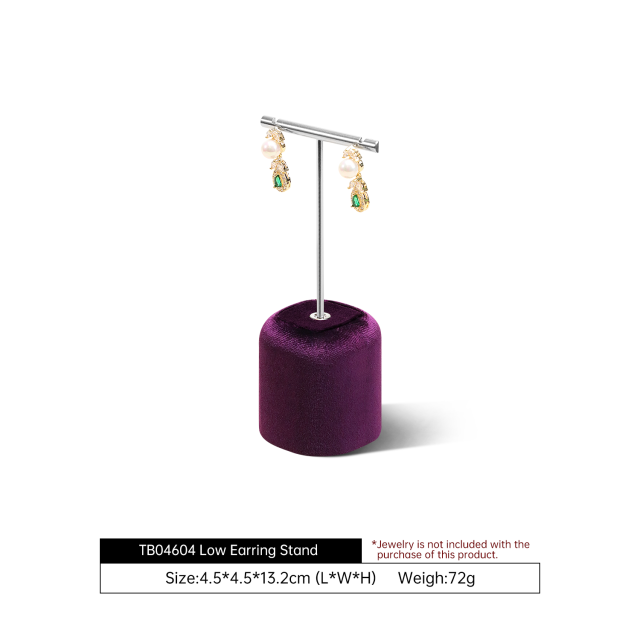 Yinbeini Velvet Jewelry Bust Stand Highlight Diamond and Gemstone Necklaces Suitable for Formal and Evening Jewelry Display TB049