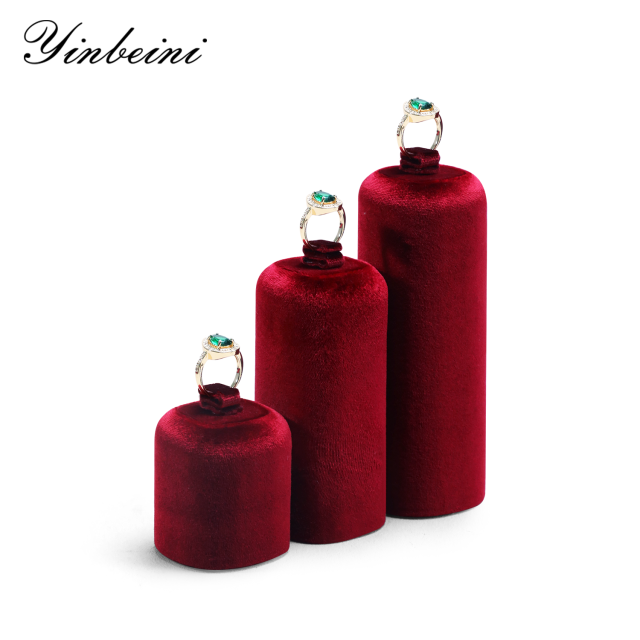 Yinbeini Multi Color Velvet Jewelry Bust Display Stand for Necklaces and Pendants Suitable for Window Showcase Trade Shows TB047