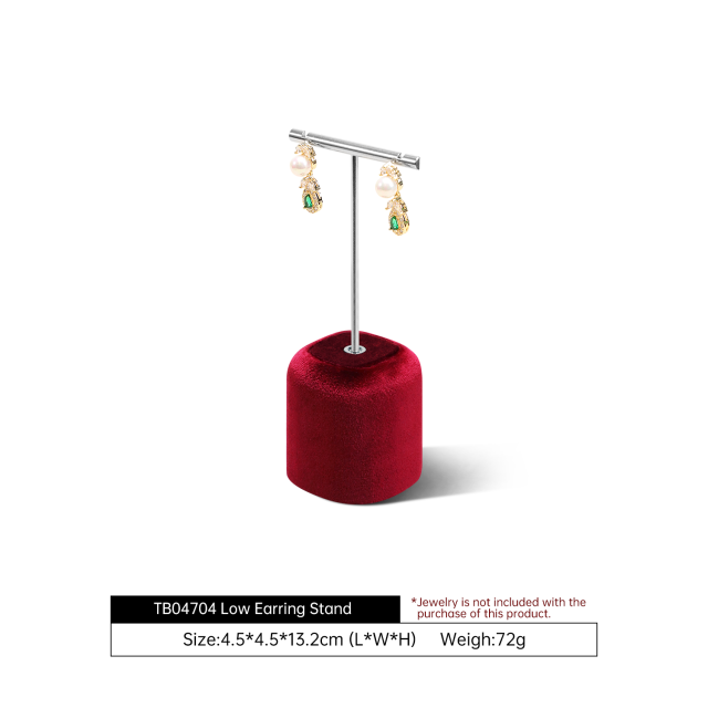 Yinbeini Velvet Jewelry Bust Stand Highlight Diamond and Gemstone Necklaces Suitable for Formal and Evening Jewelry Display TB049