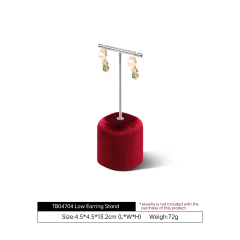 Yinbeini Multi Color Velvet Jewelry Bust Display Stand for Necklaces and Pendants Suitable for Window Showcase Trade Shows TB047