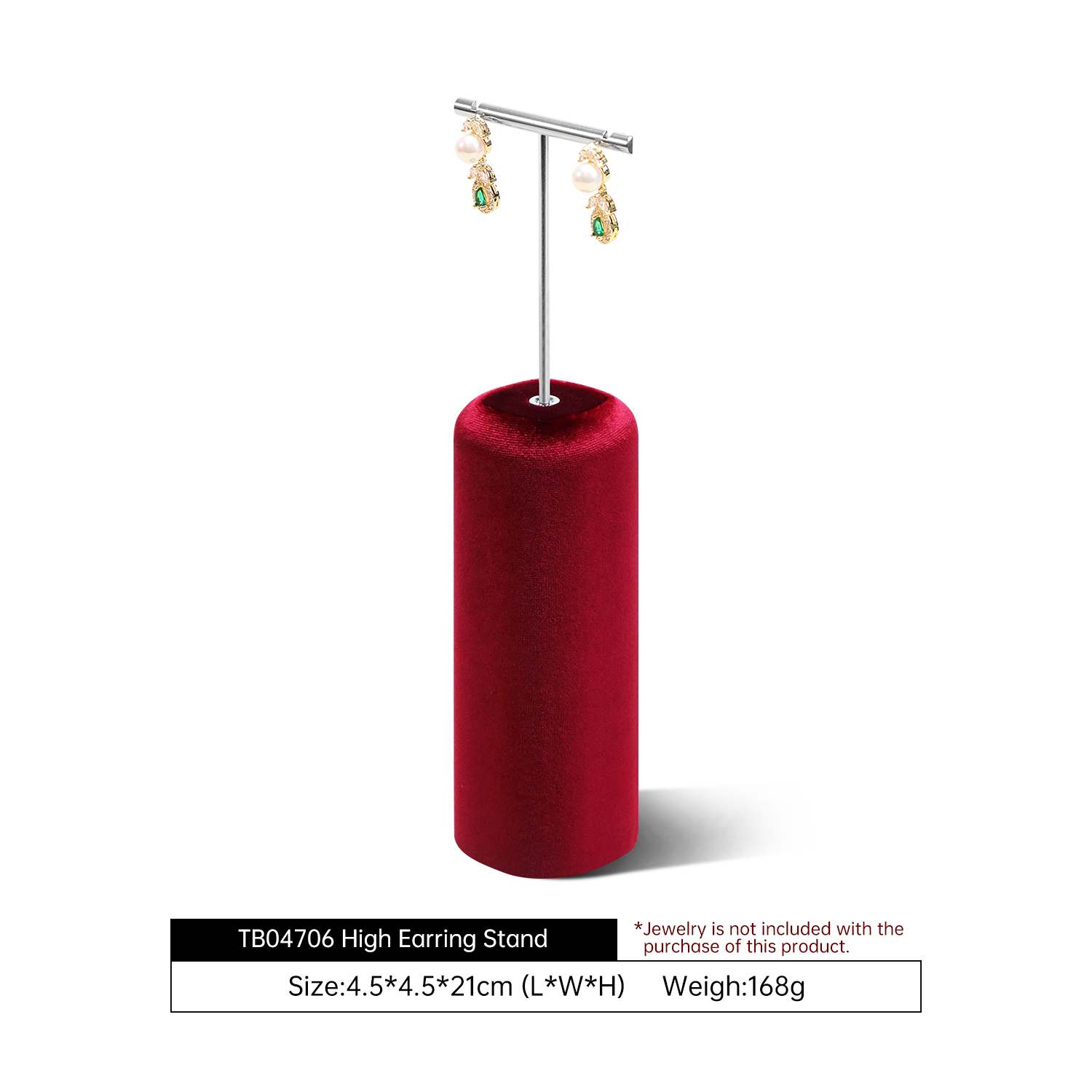 Yinbeini Velvet Jewelry Bust Stand Highlight Diamond and Gemstone Necklaces Suitable for Formal and Evening Jewelry Display TB049