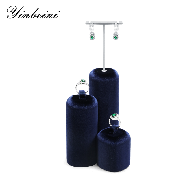 Yinbeini Versatile Velvet Necklace Bust Display for All Necklace Styles Suitable for Short Necklaces Long Chains and Statement Pendants TB048