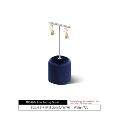Yinbeini Velvet Jewelry Bust Stand Highlight Diamond and Gemstone Necklaces Suitable for Formal and Evening Jewelry Display TB049