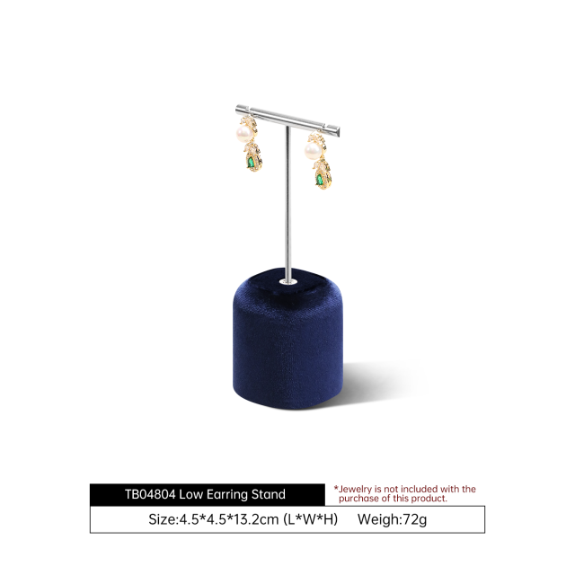 Yinbeini Velvet Jewelry Bust Stand Highlight Diamond and Gemstone Necklaces Suitable for Formal and Evening Jewelry Display TB049