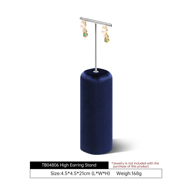 Yinbeini Velvet Jewelry Bust Stand Highlight Diamond and Gemstone Necklaces Suitable for Formal and Evening Jewelry Display TB049
