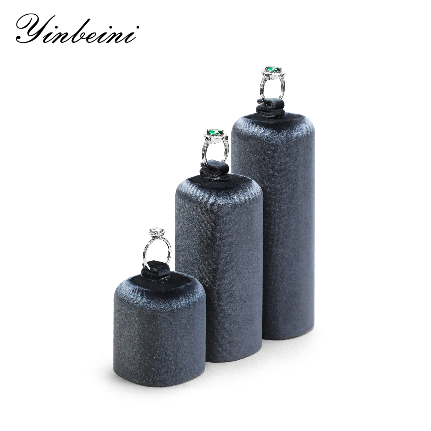 Yinbeini Velvet Jewelry Bust Stand Highlight Diamond and Gemstone Necklaces Suitable for Formal and Evening Jewelry Display TB049
