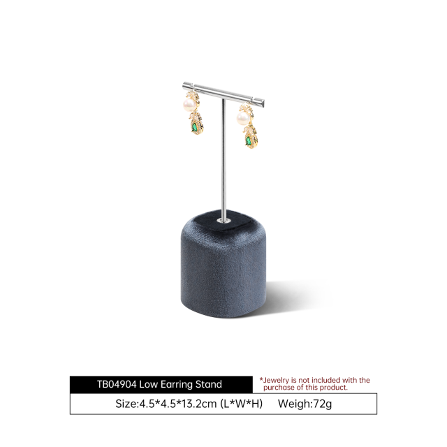 Yinbeini Multi Color Velvet Jewelry Bust Display Stand for Necklaces and Pendants Suitable for Window Showcase Trade Shows TB047