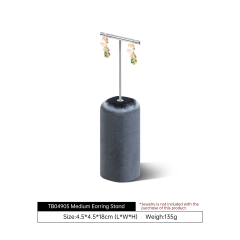 Yinbeini Multi Color Velvet Jewelry Bust Display Stand for Necklaces and Pendants Suitable for Window Showcase Trade Shows TB047