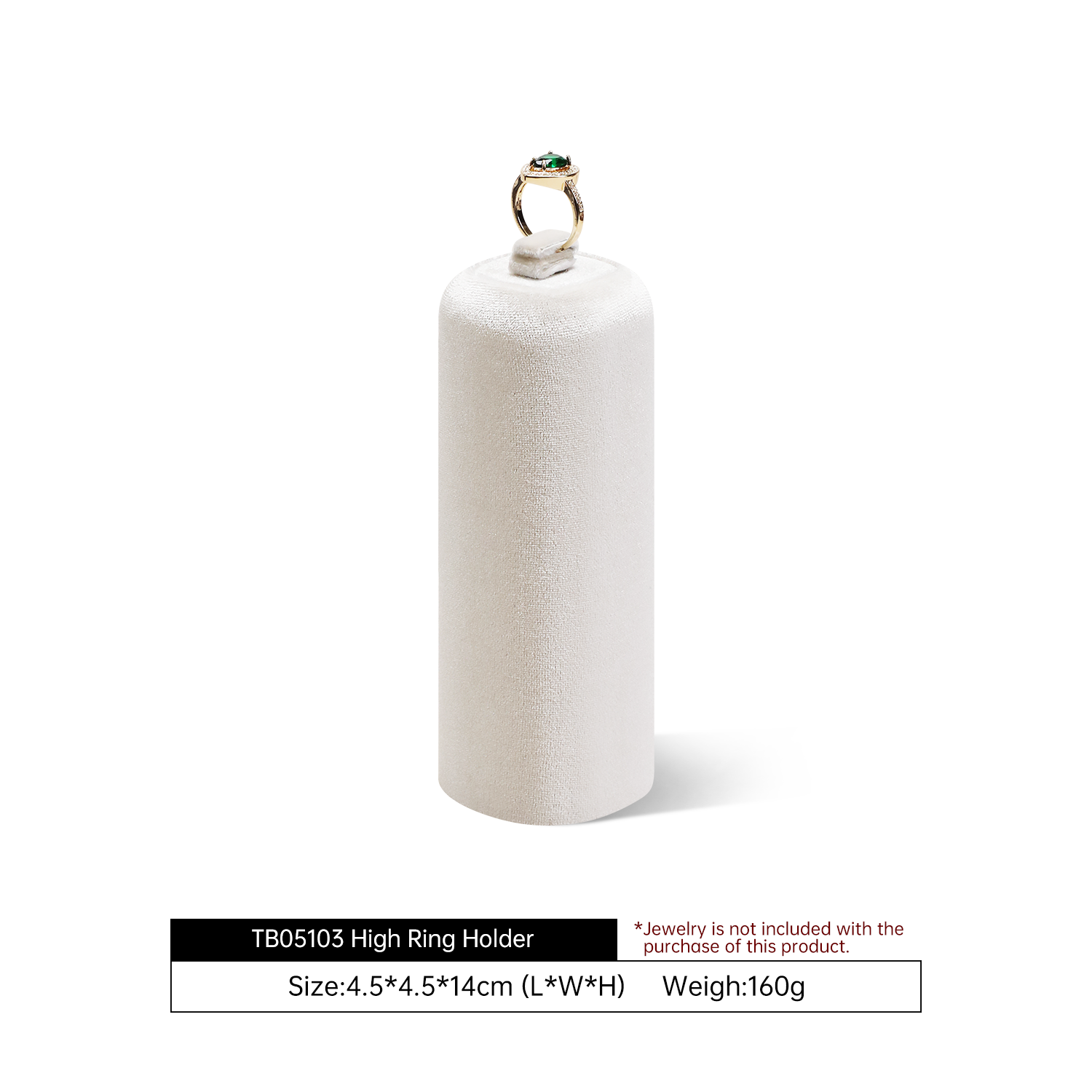 Yinbeini Multi Color Velvet Jewelry Bust Display Stand for Necklaces and Pendants Suitable for Window Showcase Trade Shows TB047