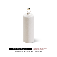 Yinbeini Multi Color Velvet Jewelry Bust Display Stand for Necklaces and Pendants Suitable for Window Showcase Trade Shows TB047