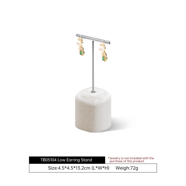 Yinbeini Multi Color Velvet Jewelry Bust Display Stand for Necklaces and Pendants Suitable for Window Showcase Trade Shows TB047