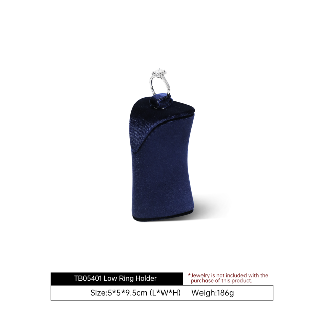 Yinbeini Trendy Minimalist Blue Jewelry Display Kit for Contemporary Fashion Boutiques Perfect for Statement and Minimalist Jewelry TB054