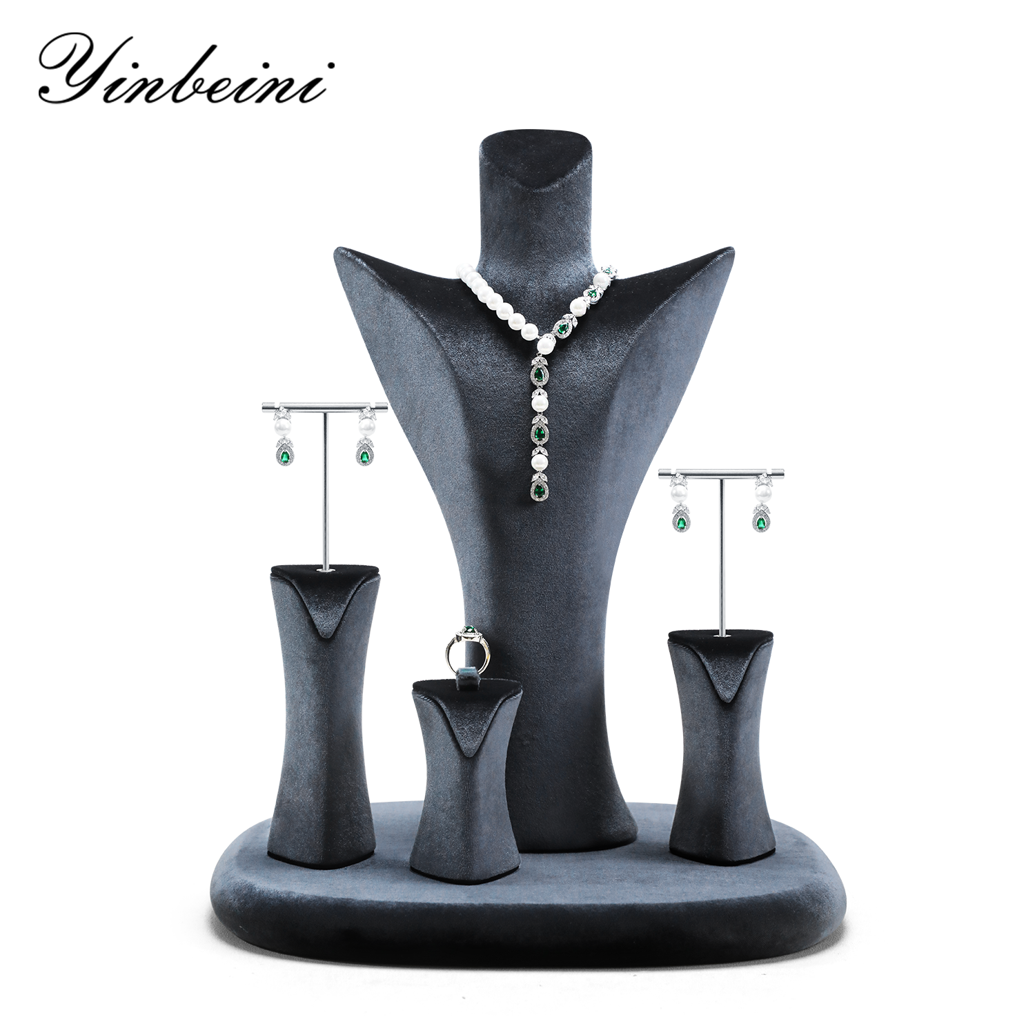 Yinbeini Commercial Grade Jewelry Display Stand Durable Modular Design for Long Term Retail Use in Boutiques and Department Stores TB055