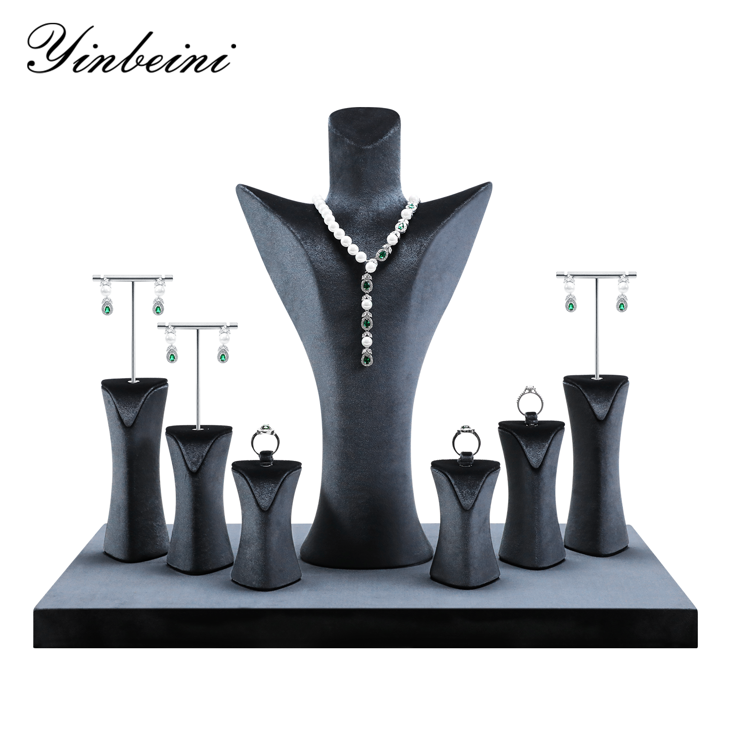 Yinbeini Commercial Grade Jewelry Display Stand Durable Modular Design for Long Term Retail Use in Boutiques and Department Stores TB055