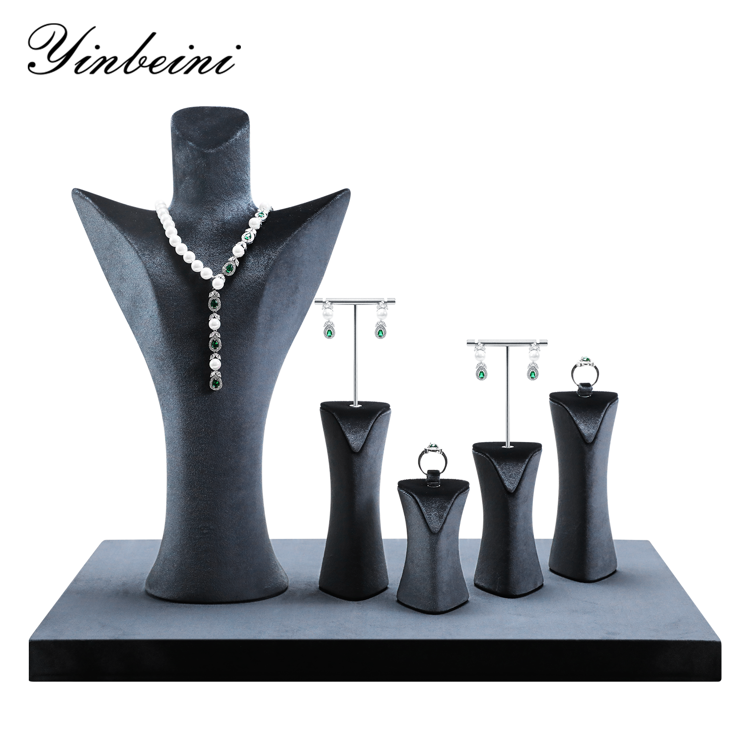 Yinbeini Commercial Grade Jewelry Display Stand Durable Modular Design for Long Term Retail Use in Boutiques and Department Stores TB055