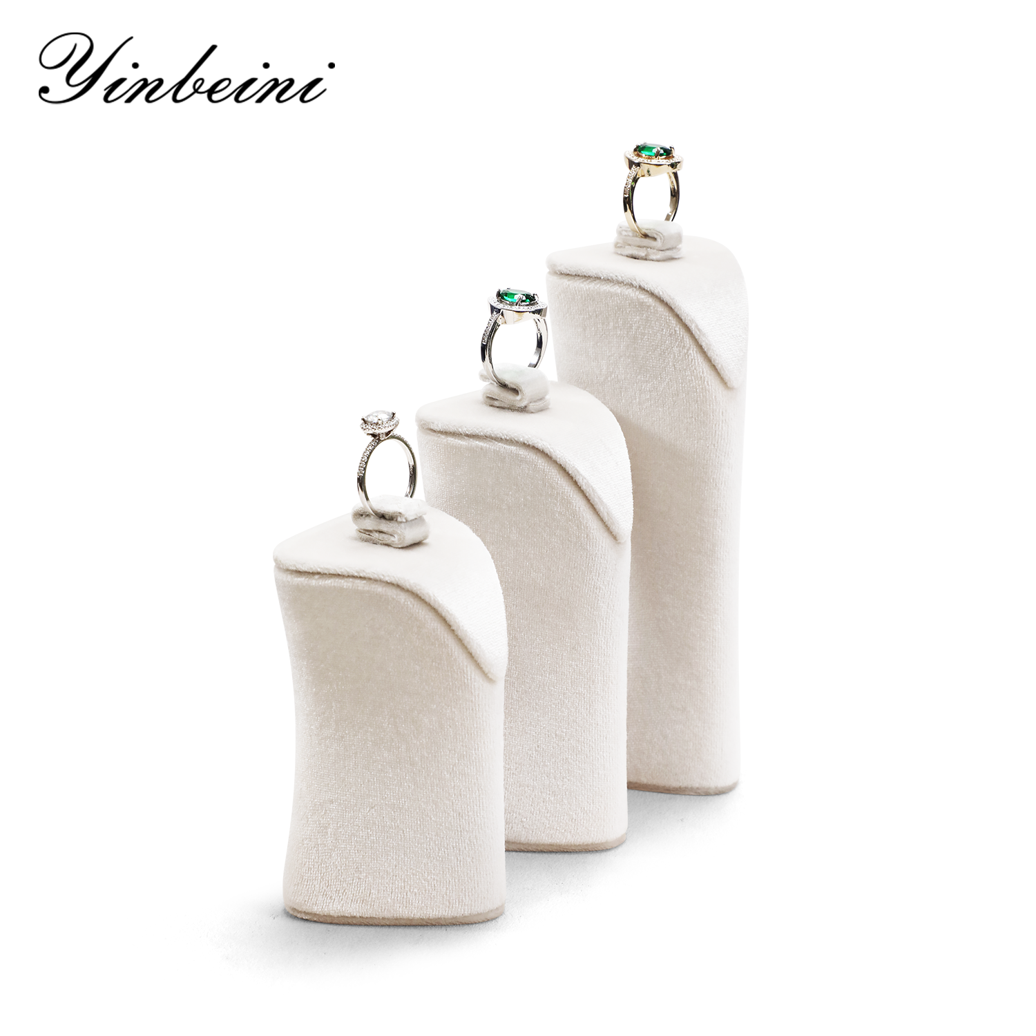 Yinbeini Portrait Neck Stand Beige Display Bust for Necklaces and Pendants Perfect for Highlighting Necklace Details TB057