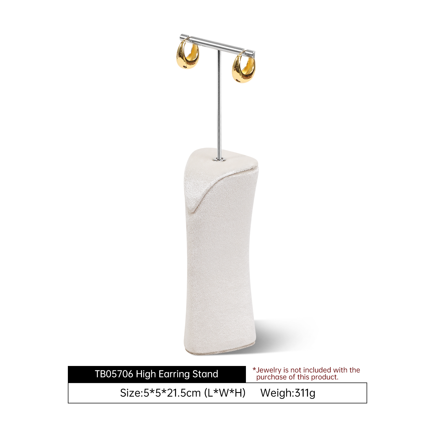 Yinbeini Commercial Grade Jewelry Display Stand Durable Modular Design for Long Term Retail Use in Boutiques and Department Stores TB055