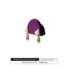 Yinbeini Velvet Jewelry Display Stand for Retail Counters Durable and Reusable for Daily Jewelry Merchandising TB062