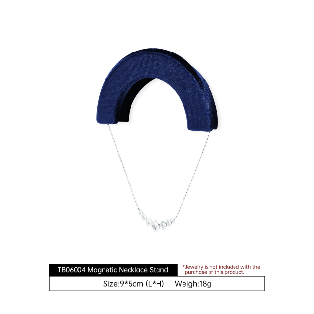 Yinbeini Velvet Jewelry Display Stand for Retail Counters Durable and Reusable for Daily Jewelry Merchandising TB062
