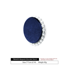 Yinbeini Premium Blue Velvet Jewelry Display Set for High End Jewelry Ideal for Luxury Boutiques Jewelry Shows and Wedding Exhibitions TB060