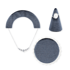 Yinbeini Soft Touch Velvet Jewelry Display Set for Small Business Sellers Great for Craft Fairs Pop Up Shops and Online Product Photography TB061