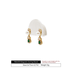 Yinbeini Velvet Jewelry Display Stand for Retail Counters Durable and Reusable for Daily Jewelry Merchandising TB062