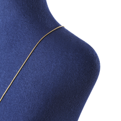 Yinbeini Microfiber  Necklace Display Stand Vertical Mannequin Stand Jewelry Display Props Portrait display stand Jeweler's jewelry counter Blue RX005