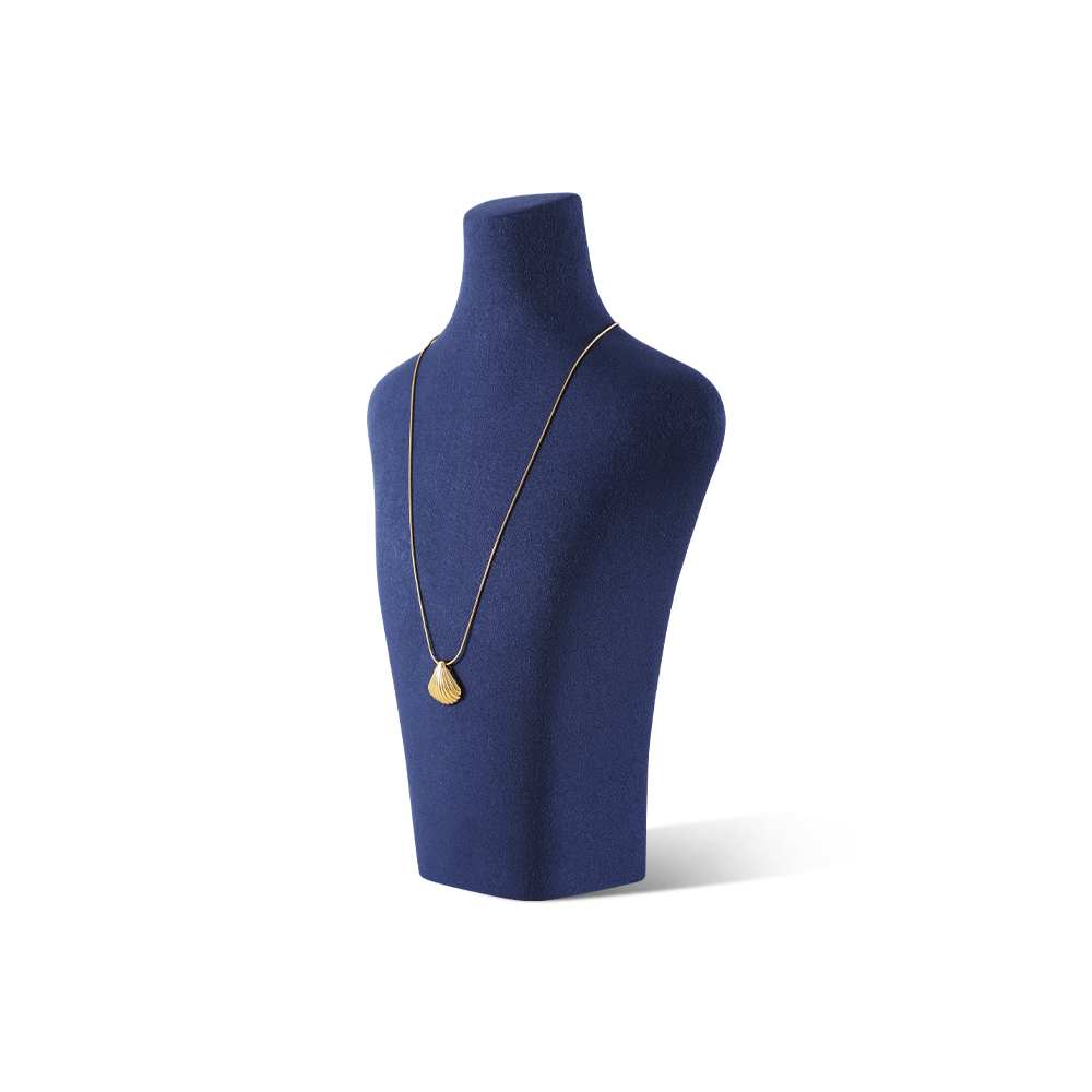 Yinbeini Microfiber Jewelry Display Props Portrait display stand Necklace Display Stand Vertical Mannequin Stand Jeweler's jewelry counter Light Gray RX003