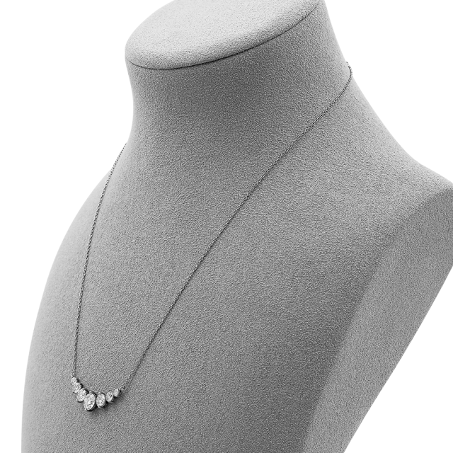 Yinbeini Jewelry Display Props Necklace Display Stand Microfiber Portrait display stand Vertical Mannequin Stand  jewelry counter Jeweler Blue RX009